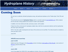 Tablet Screenshot of hydroplanehistory.com